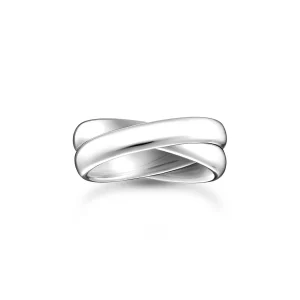 THOMAS SABO Slim ring in duo design