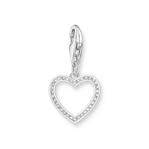 THOMAS SABO Open heart charm with zirconia