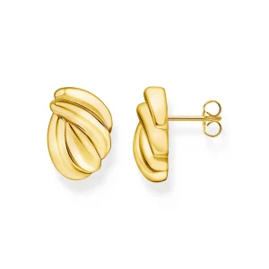 THOMAS SABO Organic shapes ear studs looped