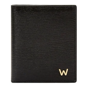 Wolf Black Leather ID Card Case 774302