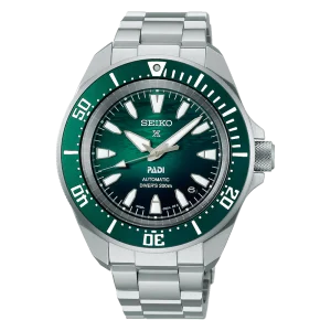 Seiko Prospex Diver Watch 200M Green Dial Stainless Steel Elegance SRPL53K