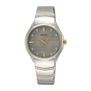 Seiko Silver Classic Grey Dial Watch SUR616P