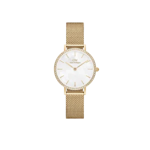Daniel Wellington Petite 28mm Bezel Mesh White Watch DW00100662