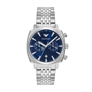 Armani Chronograph Stainless Steel Blue Dial Watch AR11688