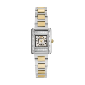 Armani Gold Tone Stainless Steel Grey Dial Watch AR11704
