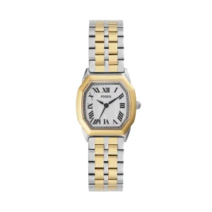Fossil Harlow Two Tone Stainless Steel Cream Dial Watch ES5362