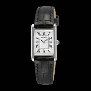 Seiko Ladies Classic Square Case White Dial Watch SWR107P