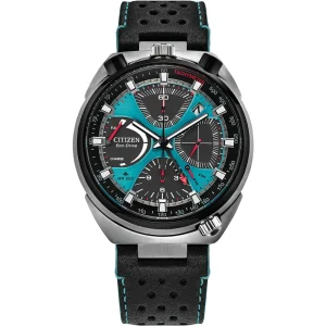 Citizen Promaster Tsuno Chronograph Black Leather Watch AV0106-01L