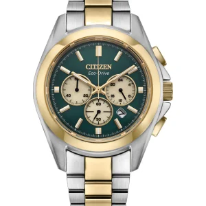 Citizen Eco-Drive Green Dial Stainless Steel Watch CA4684-54X