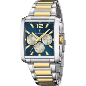 Festina Blue Dial Stainless Steel Strap Men's Watch F20637/6