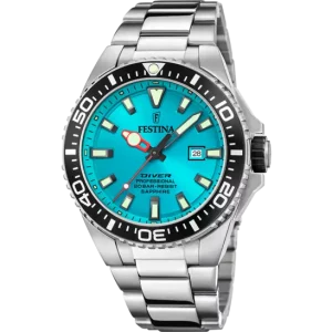 Festina Blue Dial Stainless Steel Bracelet Men's Watch F20663/5