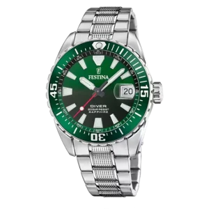 Festina Men's Originals Green Stainless Steel Timepiece F20669/2