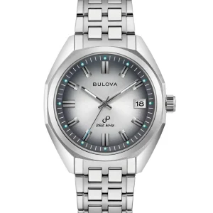 Bulova Classic Jet Star Stainless Steel Band Grey Dial Watch 96B472