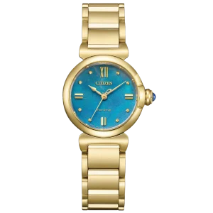 Citizen Eco-Drive Arcly Collections "BLESSING of AQUA" Dial Women's Watch EM1133-85L