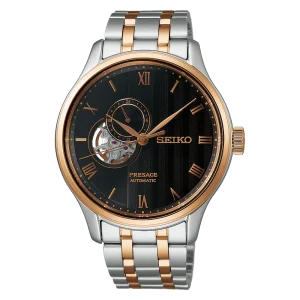 Seiko Presage Brown Dial Two Tone Automatic Watch 41mm