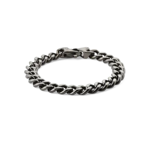 Daniel Wellington Ellipse Cuban Chain Bracelet Graphite