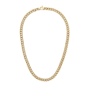 Daniel Wellington Ellipse Cuban Chain Necklace Gold