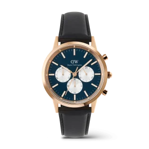 Daniel Wellington Iconic Chronograph Sheffield Arctic Panda Rose Gold