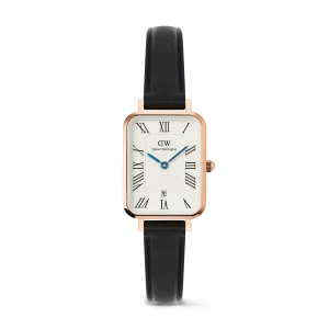 Daniel Wellington Quadro Roman Numerals Date Sheffield Rose Gold