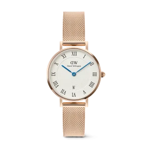 Daniel Wellington Petite Roman Numerals Date Rose Gold