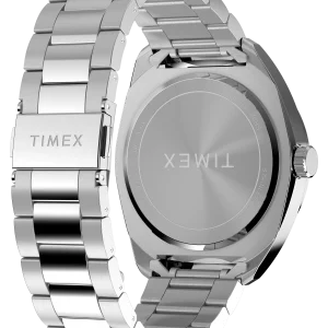 Timex Weston Black Dial Silver Stainless Steel Bracelet Men's Watch TW2Y22600