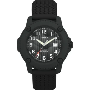 Timex Expedition Timber Black Dial, Case and Rubber Band TW4B34800