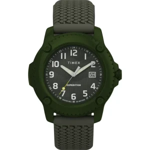 Timex Expedition Timber Green Dial, Case and Rubber Band TW4B34700
