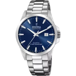 Festina Blue Dial Stainless Steel Strap Men's Watch F20024/3