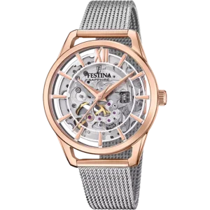 Festina Silver Dial Stainless Steel Strap Women's Watch F20628/1