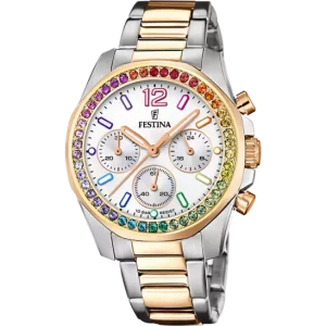 Festina White Dial Stainless Steel Women's Watch F20608/2