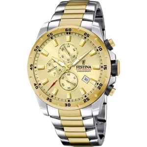 Reloj Festina Gold Dial Stainless Steel Men's Watch F20562/1