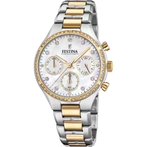 Festina Boyfriend Mother of Pearl Dial Stainless Steel Bracelet Men's Watch F20402/1