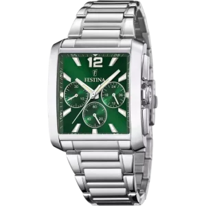 Festina Green Stainless Steel 316L Strap Men's Watch F20635/3
