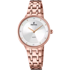 Elegant Festina Women's Watch with Silver Dial and Stainless Steel Strap - F20602/1