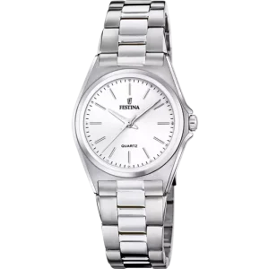 Elegant Festina Women's Stainless Steel Watch F20553/2 with Classic Design
