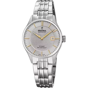 Festina Precision Silver Bracelet Watch Elegantly Crafted in Switzerland F20006-2