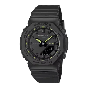 G-Shock Slim CasiOak Black With Green Markers Watch GMAP2100SA-1A2