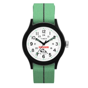 Timex Lab x Monolopy MK1 Monopoly Green Nylon Band with White Dial TW2Y47100