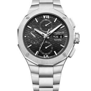 Baume Mercier Riviera 41mm Automatic Chronograph Black Dial Watch
