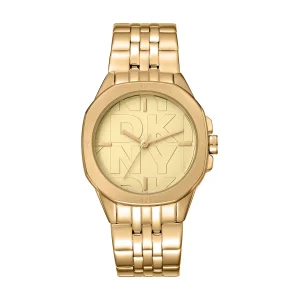 DKNY Brooklyn Midi Gold Stainless Steel 34mm Womens Watch