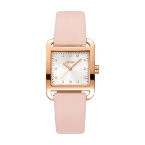 DKNY Rose Gold Stainless Steel City Midi Womens Watch 27mm