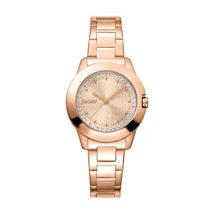 DKNY Rose Gold Stainless Steel 30mm Women’s Park Ave Watch