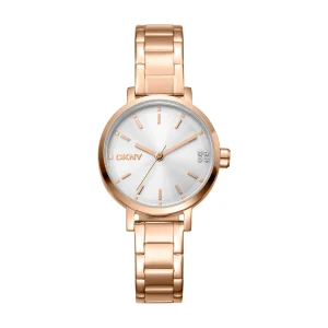 DKNY Urban Soho Glitz Rose Gold Stainless Steel Womens Watch 30mm