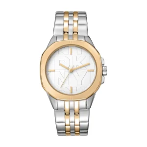 DKNY Brooklyn Midi Two Tone Stainless Steel Womens 34mm Watch
