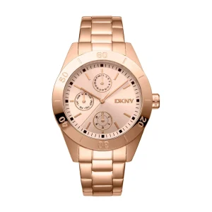 DKNY Nolita Sport Rose Gold Stainless Steel Womens 38mm Watch
