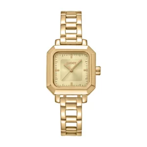 DKNY Urban Gold Stainless Steel Womens Square Watch 27mm