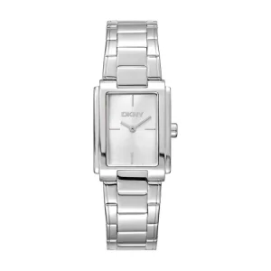 DKNY Silver Stainless Steel Womens Watch 23x30mm Versatile Style