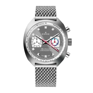 Edox Sportsman Chronograph Automatic Watch for Men Luxury Time