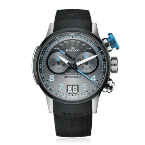 Edox Chronorally Chronograph Mens Watch Swiss Precision Sport