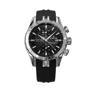 Edox Grand Ocean Automatic Chronograph Watch for Men Luxury
